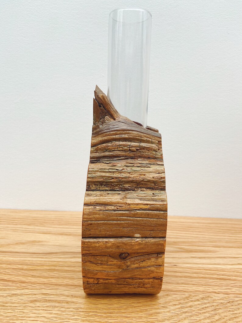 Wooden Flower Vase Rustic Red Cedar Flower Vase Log Vase Etsy