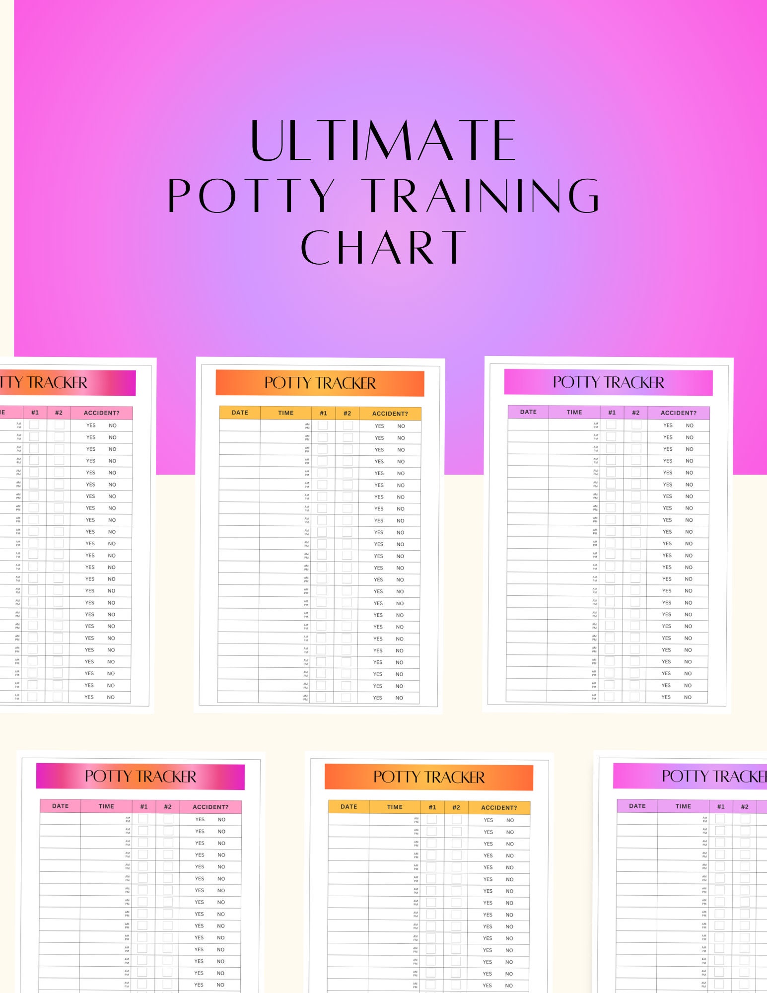 Printable Puppy Potty Training Chart, Puppy Training, Puppy Planner 3