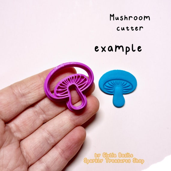 Mushroom 1” Polymer Clay Cutter