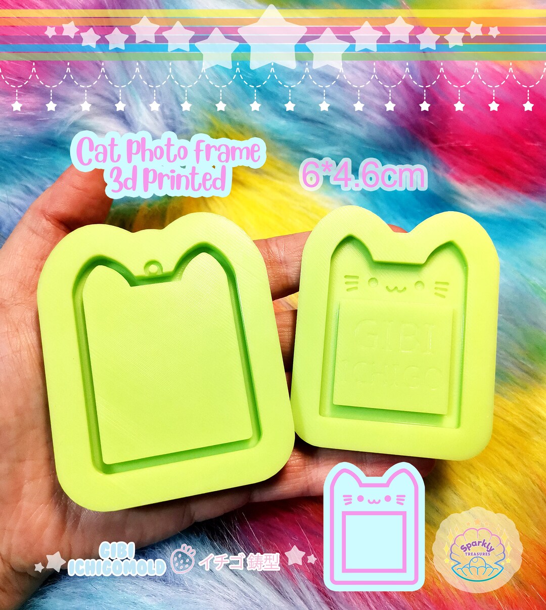 Molde de silicona ICHIGO MOLD Marco de fotos gattoso -
