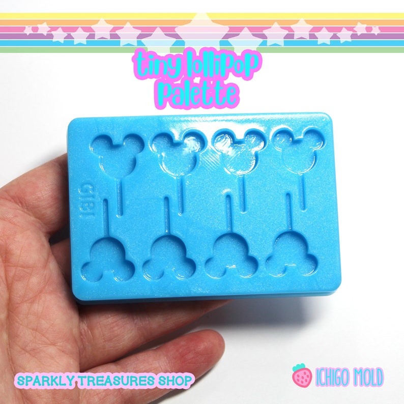 Silicone Mold ~ Tiny mouse lollipop cabochons , kawaii, decoden, resin mold by ICHIGO MOLD 