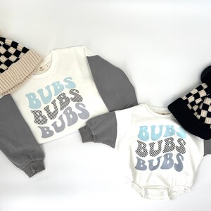 Bubba Boy Sweater, Crewneck, Mama and Me, Matching Sweater Set, Baby Sweater, Toddler Sweatshirt. Winter, Bubba Shirt, Bubs, Matching Outfit image 2