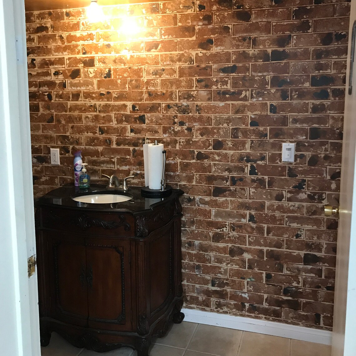 Brick Wall Stamp Etsy