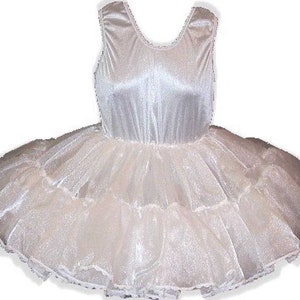 Custom Fit Full Slip Crinoline Petticoat for Adult Little Girl Baby Sissy Dress up