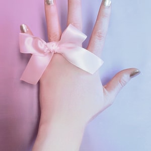 Cute Pink Bow Ring for Adult Sissy Dress up