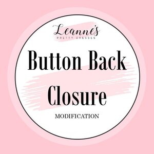Ajouter une fermeture boutonnée au dos