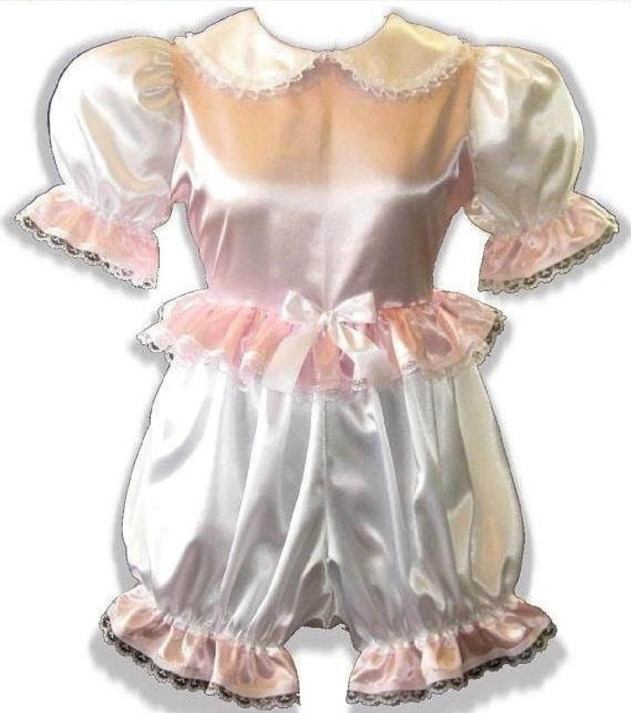 Bambola Rosa Raso Adulto Baby Doll Sissy Nightie - Foto 12