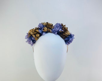 Lilac Gold Floral Headpiece