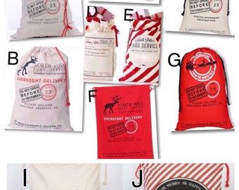 santa sacks etsy