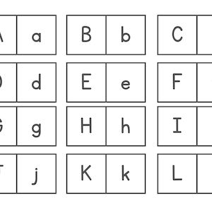 Alphabet Upper and Lower Case Printable| Preschool Alphabet Printable Activity