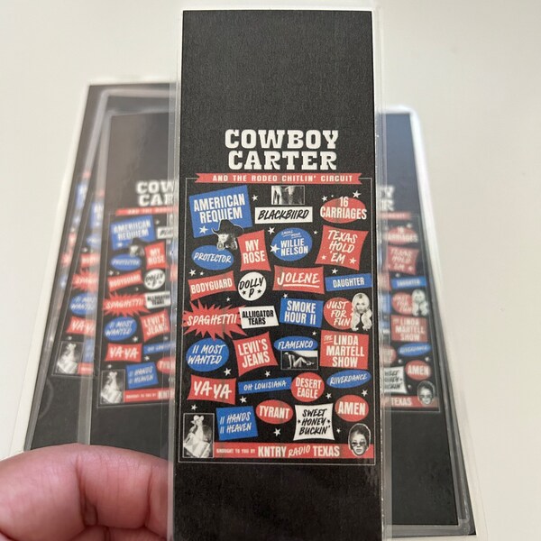 Oops Cowboy Carter Bookmarks