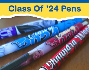 Class of '24 Pen | 2024 Grad Gift | Class of 2024 | Graduate Tribute | Gel Pen | Refillable Pen | Graduation Keepsake | Class Gift