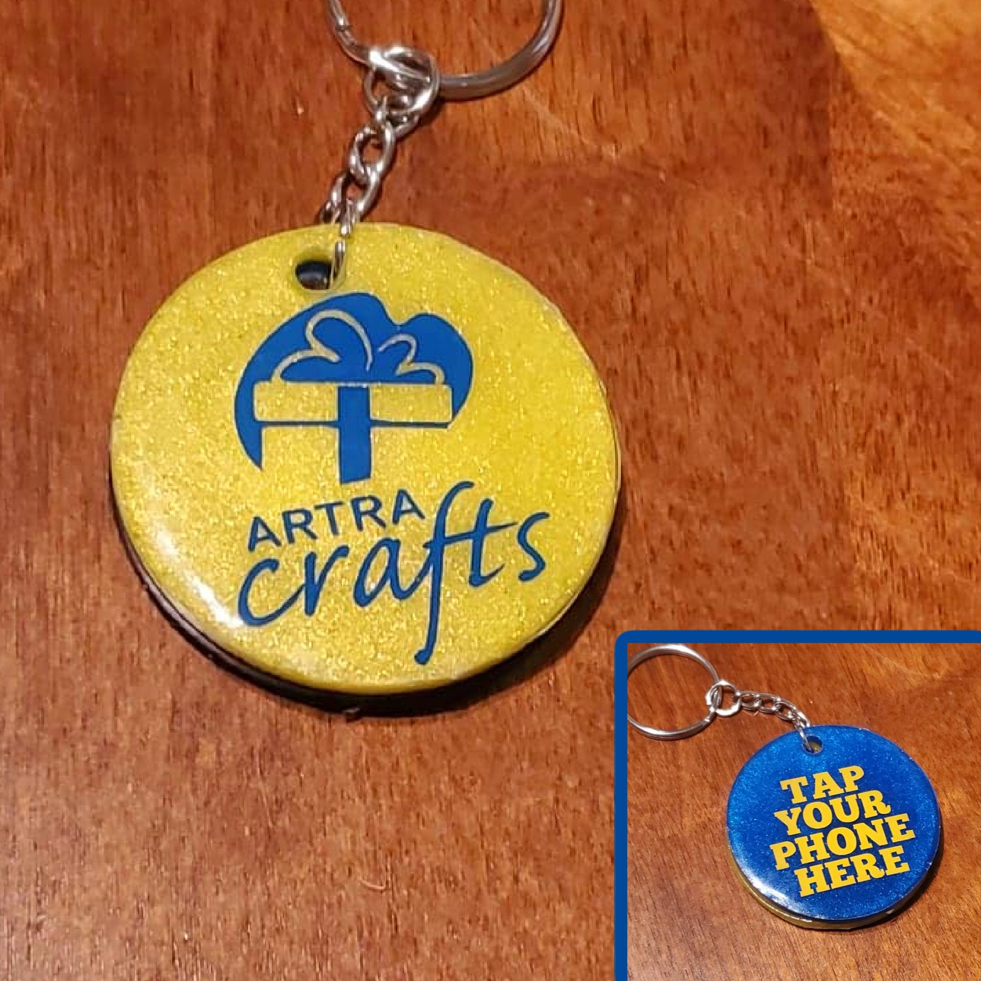 Digital Business Card Keychain Custom Keychain NFC Etsy