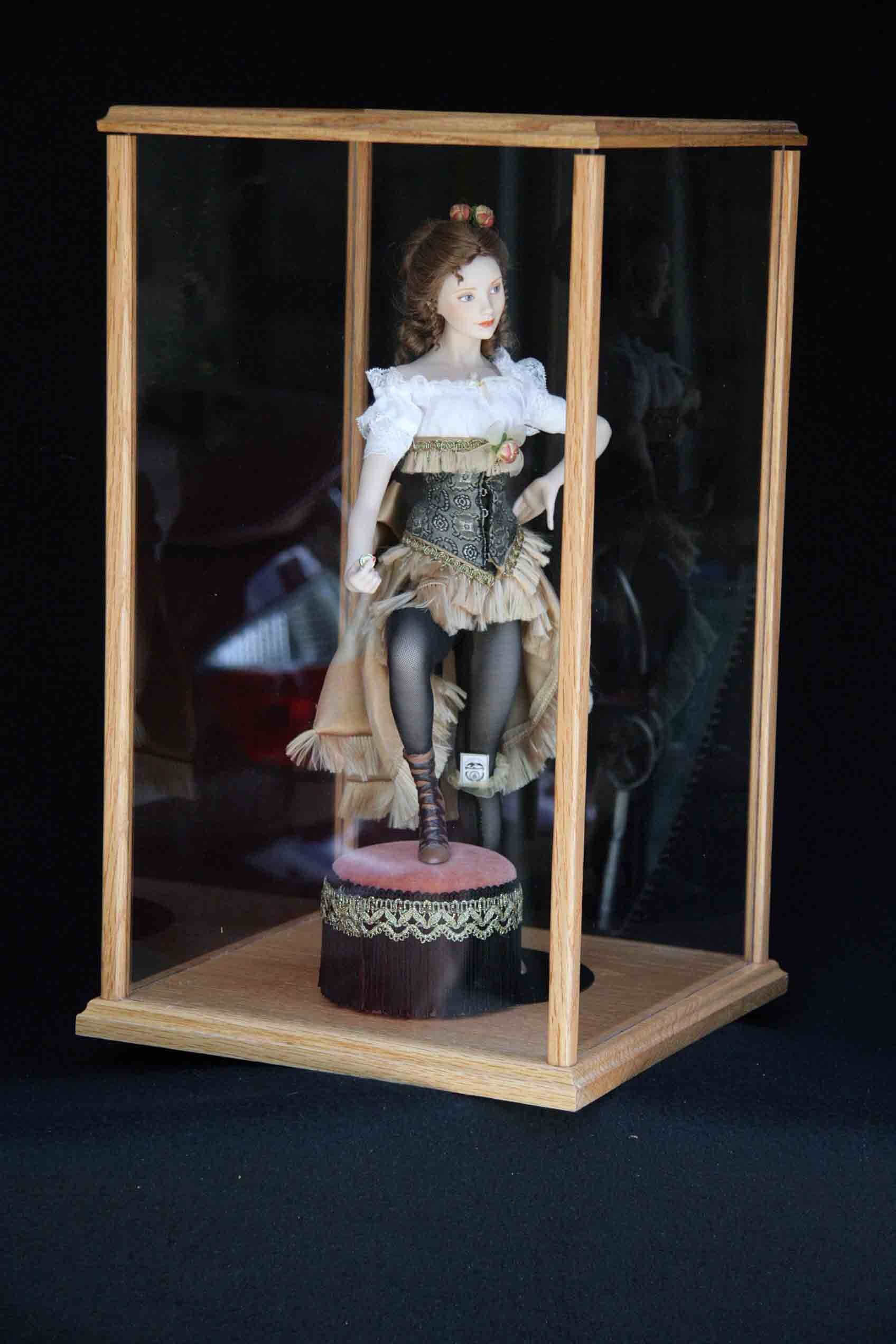 Collectable 21 Doll Display Case by Oak Hill Etsy