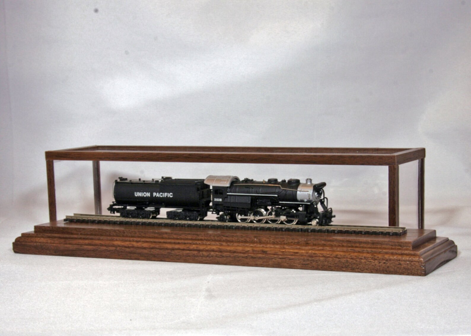 12 NScale Solid Walnut Model Train Display Case by Oak Etsy