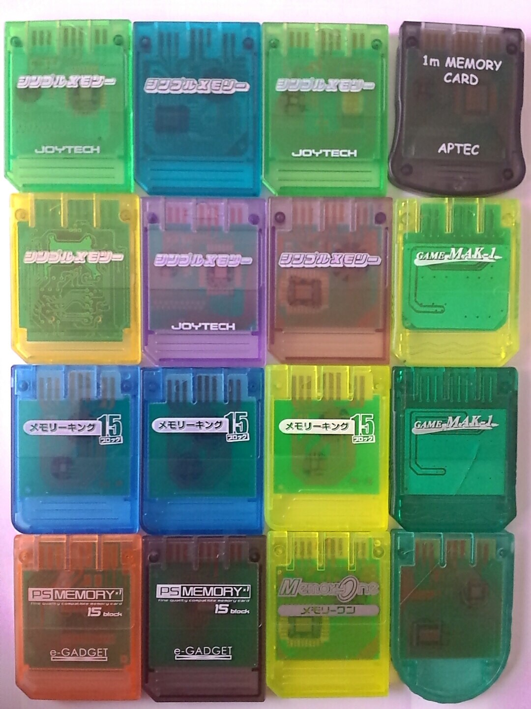 Playstation 1 Ps1 Memory Card Aftermarket Etsy