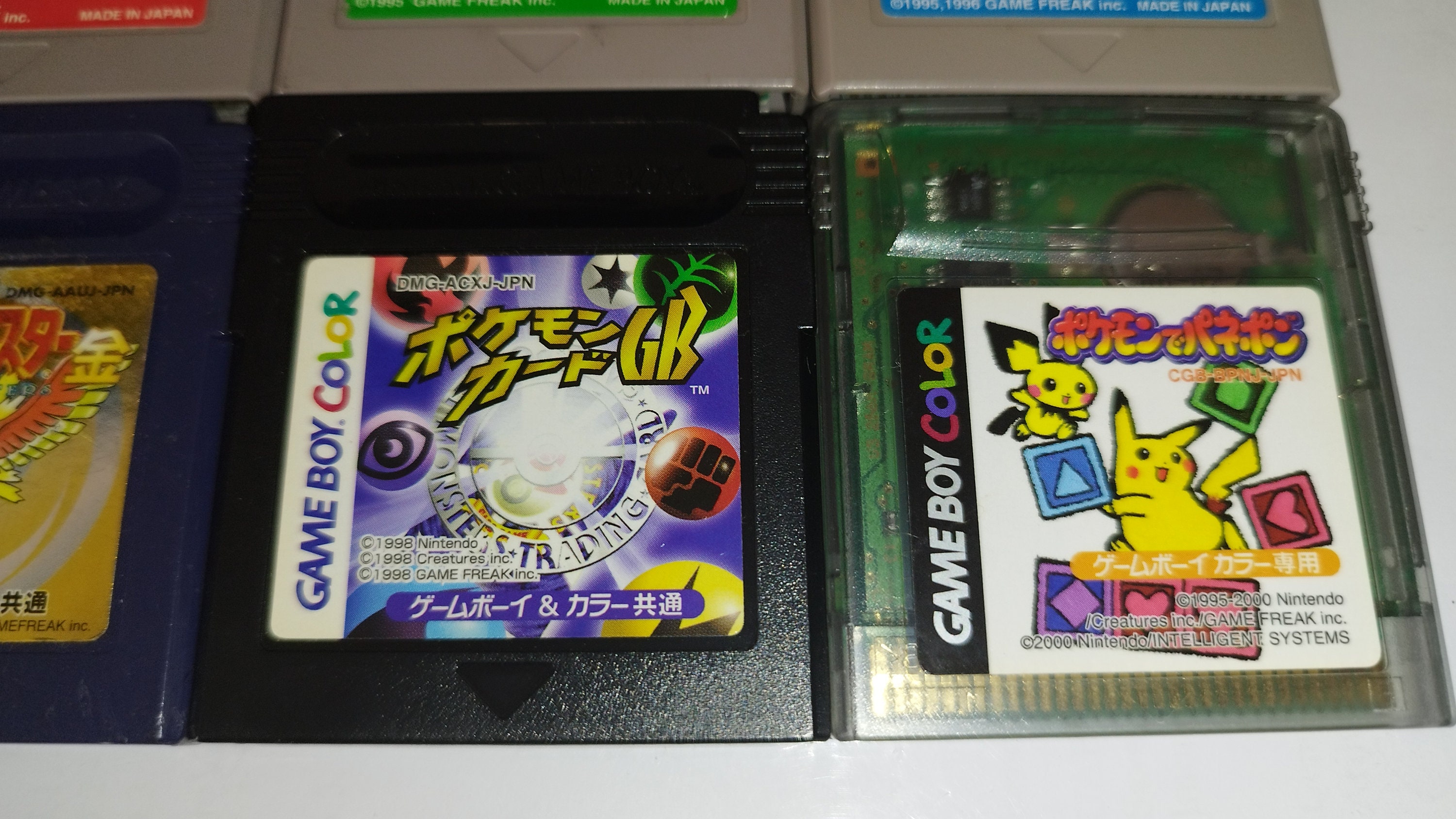 Original Gameboy Pocket Monsters Series Set of 8 Games *used