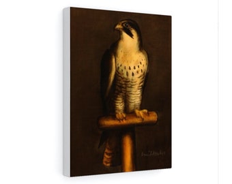 Falcon, Falconry, Bird Art, Print, Original Painting, by David Andrews, Canvas Print, Poster, Birds of Prey, Birds, Falconry Art, Falcon Art