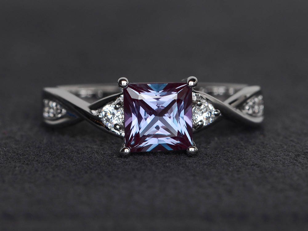 Princess cut alexandrite deals