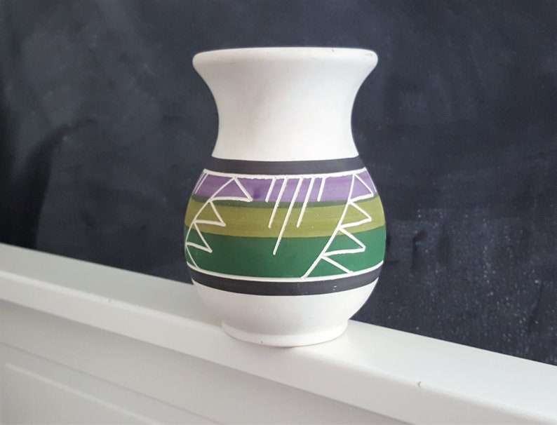 Vintage Southwestern Vase Southwestern Pottery Signed Etsy