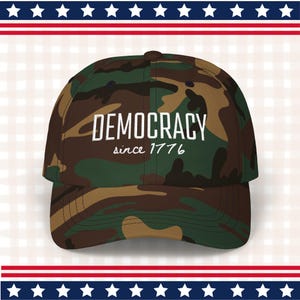 Democracy Activist Baseball Cap: Human Rights Social Justice