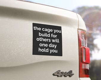 Pro Immigrant Car Magnet: Abolish ICE, Protect Communities