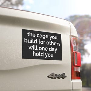 Pro Immigrant Car Magnet: Abolish ICE, Protect Communities image 3