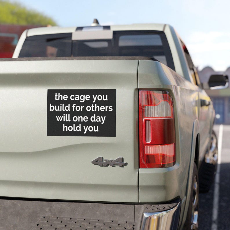 Pro Immigrant Car Magnet: Abolish ICE, Protect Communities image 6