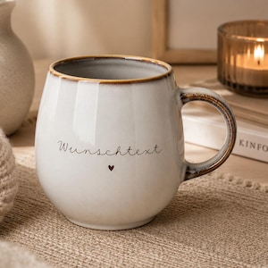 Personalisierte Tasse mit Namen / Spruch – Geschenk für Mama, Freundin, Kollegin – Gravierte Kaffeetasse 400ml