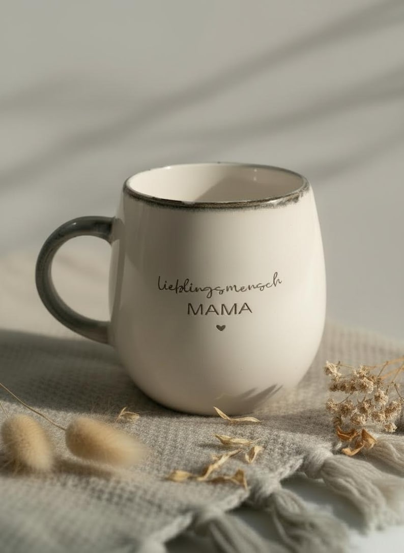 Personalisierte Tasse mit Gravur – 400 ml | Lieblingsmensch | Spülmaschinengeeignet | Tasse | Wunschname | Geschenkidee image 1