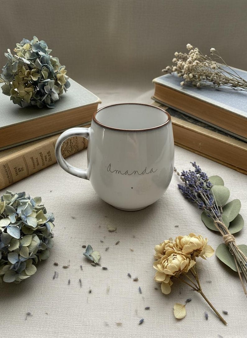 Personalisierte Tasse mit Namen / Spruch – Geschenk für Mama, Freundin, Kollegin – Gravierte Kaffeetasse 400ml image 18