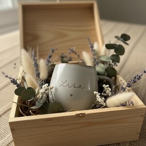 Personalisierte Tasse mit Namen / Spruch – Geschenk für Mama, Freundin, Kollegin – Gravierte Kaffeetasse 400ml image 13