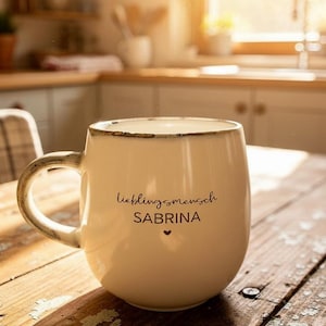 Personalisierte Tasse mit Gravur – 400 ml | Lieblingsmensch | Spülmaschinengeeignet | Tasse | Wunschname | Geschenkidee image 11