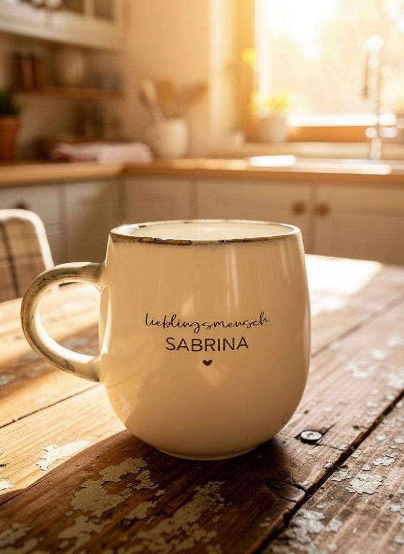 Personalisierte Tasse mit Gravur – 400 ml | Lieblingsmensch | Spülmaschinengeeignet | Tasse | Wunschname | Geschenkidee image 11