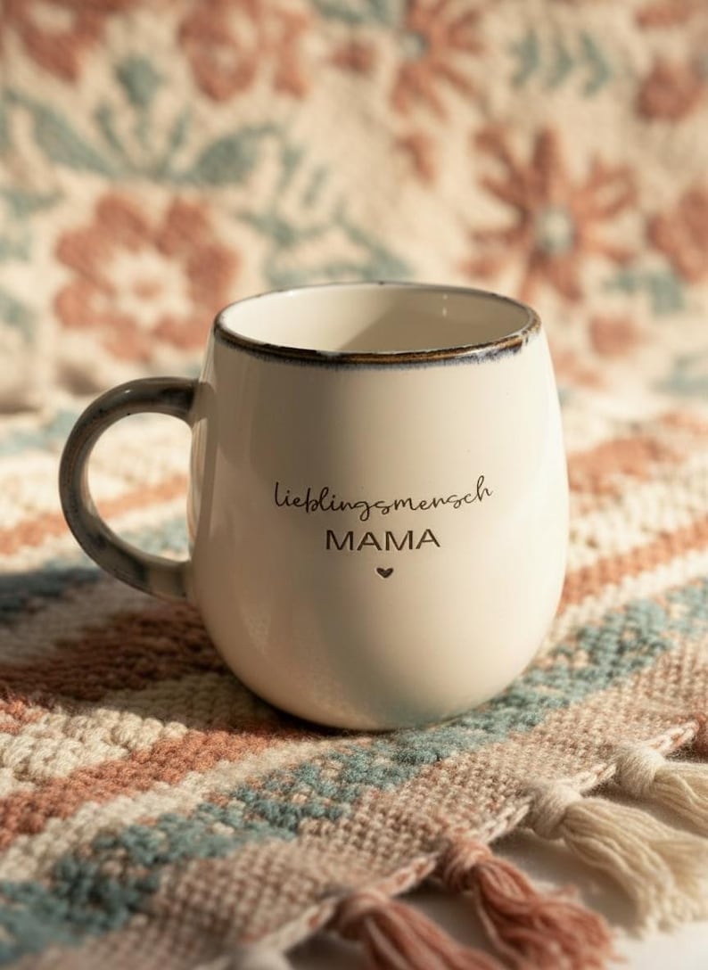 Personalisierte Tasse mit Gravur – 400 ml | Lieblingsmensch | Spülmaschinengeeignet | Tasse | Wunschname | Geschenkidee image 2