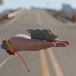 Mini Pipe - Ceramic Dragon Pipe - Aztec Maya Sculpture - Jade Green