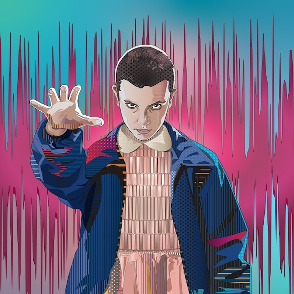 Eleven, Stranger Things, Poster, Art Print