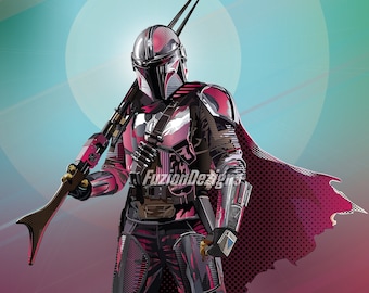 The Mandalorian, Art Print
