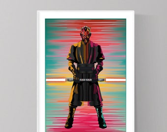 Darth Maul, Art Print