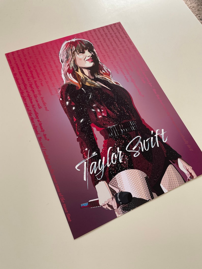 Taylor Swift Art Print - Etsy