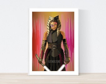 Ahsoka Tano, The Mandalorian, Art Print