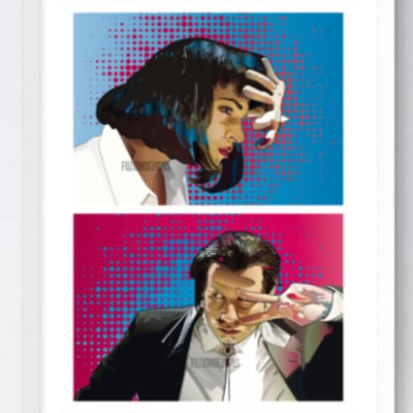 Iconic Dance Scene, Pulp Fiction, Art Print