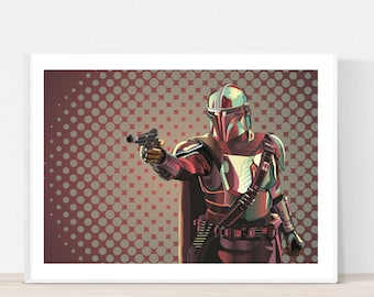The Mandalorian, Art Print