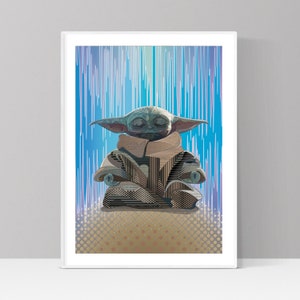 Grogu, Ver piedra, Impresión de arte