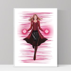 ワンダヴィジョン マーベル foil シルクスクリーン ポスター アベンジャーズ ワンダヴィジョン マーベル foil シルクスクリーン ポスター
