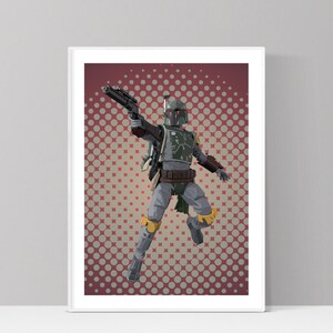 Bobba Fett, Digital Art Print