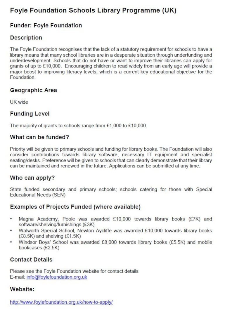 A-Z Funding Guide for Schools 2024 A Comprehensive Guide to Grants Available to UK Schools image 5