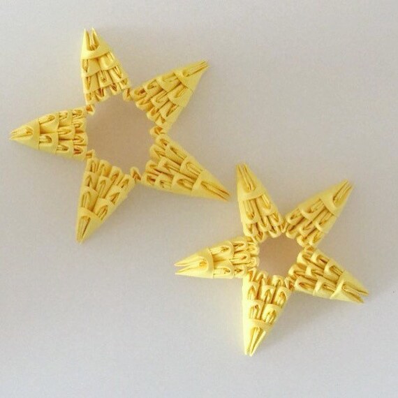 3d Origami Star Etsy