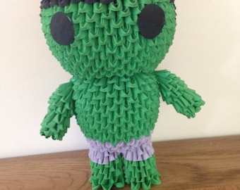 3D Origami Komiksowy Bohater Hulk