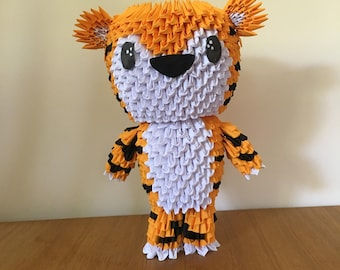 Tygrys origami 3D